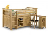 Julian Bowen Sleep Station Barcelona Style Pine Mid Sleeper Thumbnail