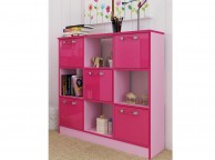 GFW Ottawa 2 Tones Gloss Pink 3x3 Cube Storage Unit Thumbnail