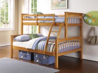 GFW Novaro Pine Wooden Trio Triple Sleeper Bunk Bed Thumbnail