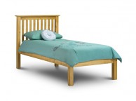 Julian Bowen Barcelona Low Foot End Pine 3ft Single Wooden Bed Thumbnail