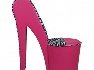 GFW Childrens Stiletto Pink Fun Chair Thumbnail