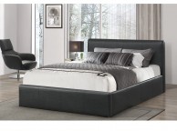 Birlea Ottoman 3ft Single Black Faux Leather Bed Frame Thumbnail