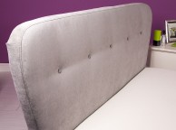 GFW Avery 5ft Kingsize Silver Upholstered Bed Frame Thumbnail