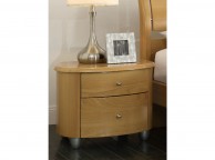 Birlea Aztec Beech 2 Drawer Nightstand Thumbnail