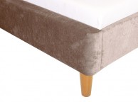 GFW Luciana 5ft Kingsize Chocolate Upholstered Bed Frame Thumbnail