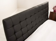 GFW Missouri 4ft6 Double Black Faux Leather Bed Frame Thumbnail
