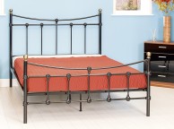 GFW Mayfair 4ft6 Double Black Metal Bed Frame Thumbnail