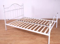 GFW Sparkle 3ft Single White Metal Bed Frame Thumbnail