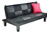 Metal Beds Aztec Black And Grey Sofa Bed Thumbnail