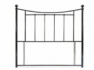 Metal Beds Bristol 4ft6 Double Black Headboard Thumbnail
