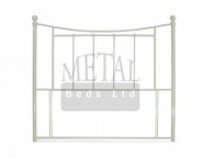 Metal Beds Bristol 4ft Small Double Ivory Headboard Thumbnail