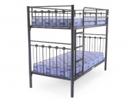 Metal Beds Cambridge 3ft (90cm) Single Black Metal Bunk Bed Thumbnail