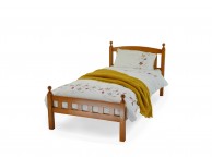 Metal Beds Florence 3ft (90cm) Single Pine Bed Frame Thumbnail