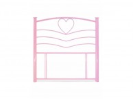 Metal Beds Love 3ft (90cm) Single Pink Headboard Thumbnail