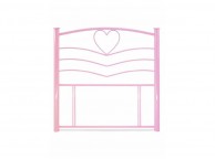 Metal Beds Love 3ft (90cm) Single Pink Headboard Thumbnail