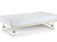 Julian Bowen Versailles 3ft Single Stone White Metal Day Bed With Under Bed Thumbnail