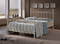 Time Living Florida 4ft6 Double Ivory Metal Bed Frame Thumbnail