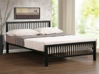 Time Living Meridian 4ft Small Double Black Metal Bed Frame Thumbnail