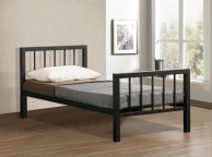 Time Living Metro 4ft Small Double Black Metal Bed Frame Thumbnail
