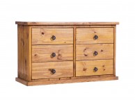 Core Farmhouse 6 Drawer Pine Chest Thumbnail