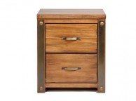 Core Forge 2 Drawer Bedside Thumbnail