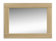 Julian Bowen Stockholm Oak Wooden Wall Mirror Thumbnail