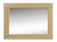 Julian Bowen Stockholm Oak Wooden Wall Mirror Thumbnail