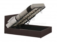 Birlea Berlin 4ft6 Double Chocolate Fabric Ottoman Bed Thumbnail