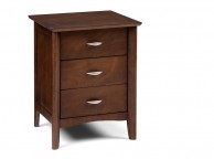 Julian Bowen Minuet Wenge 3 Drawer Bedside Thumbnail