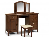 Julian Bowen Minuet Wenge Double Pedestal Dressing Table Thumbnail