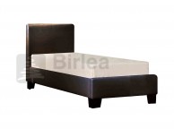 Birlea Brooklyn Brown 3ft Single Faux Leather Bed Frame Thumbnail