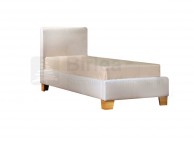 Birlea Brooklyn White 3ft Single Faux Leather Bed Frame Thumbnail