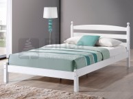 Birlea Oslo 4ft Small Double White Wooden Bed Frame Thumbnail