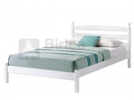 Birlea Oslo 4ft6 Double White Wooden Bed Frame Thumbnail