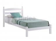 Birlea Oslo 3ft Single White Wooden Bed Frame Thumbnail