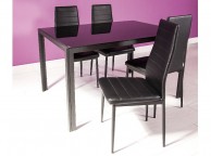GFW Houston Dining Table Set with 4 Chairs Thumbnail