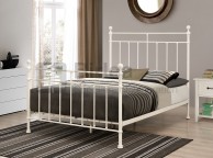 Birlea Clara 4ft6 Double Cream  Metal Bed Frame Thumbnail