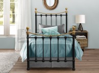 Birlea Montrose 3ft Single Black Metal Bed Frame Thumbnail