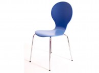 GFW Jersey Set of 4 Blue Dining Chairs Thumbnail