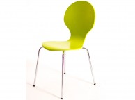 GFW Jersey Set of 4 Lime Dining Chairs Thumbnail