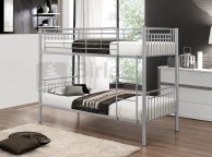 Birlea Rhodes Silver Metal Bunk Bed Thumbnail