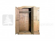 Birlea Corona Pine 3 Door Combination Wardrobe Thumbnail