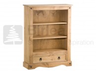 Birlea Corona Pine 1 Drawer Bookcase Thumbnail