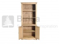 Birlea Corona Pine 2 Door Display Unit Bookcase Thumbnail