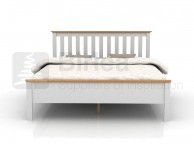 Birlea Richmond 4ft6 Double White Wooden Bed Frame Thumbnail