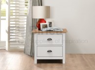 Birlea Richmond White And Pine Nightstand Thumbnail