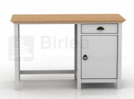 Birlea Richmond White And Pine Desk Thumbnail