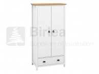 Birlea Richmond White And Pine Wardrobe Thumbnail