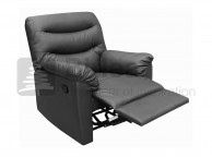 Birlea Regency Black Faux Leather Recliner Chair Thumbnail