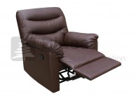 Birlea Regency Brown Faux Leather Recliner Chair Thumbnail